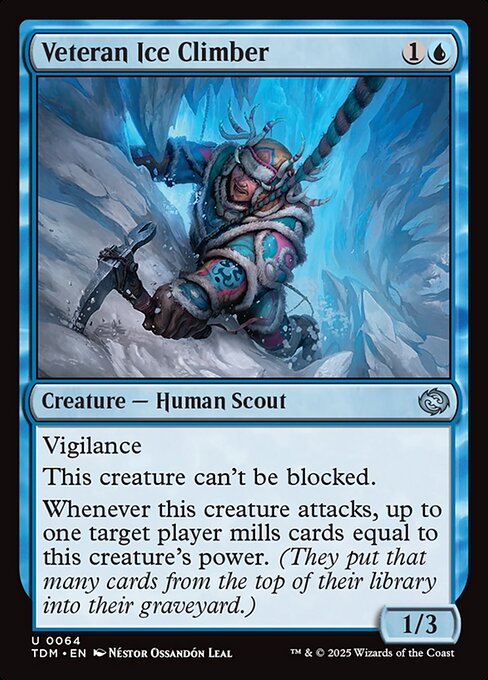Veteran Ice Climber - Tarkir: Dragonstorm () #64 [Foil] [Foil]