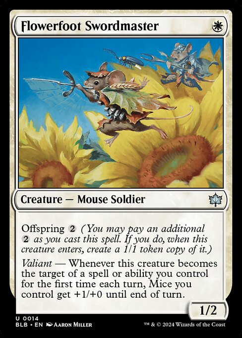 Flowerfoot Swordmaster - Bloomburrow () #14