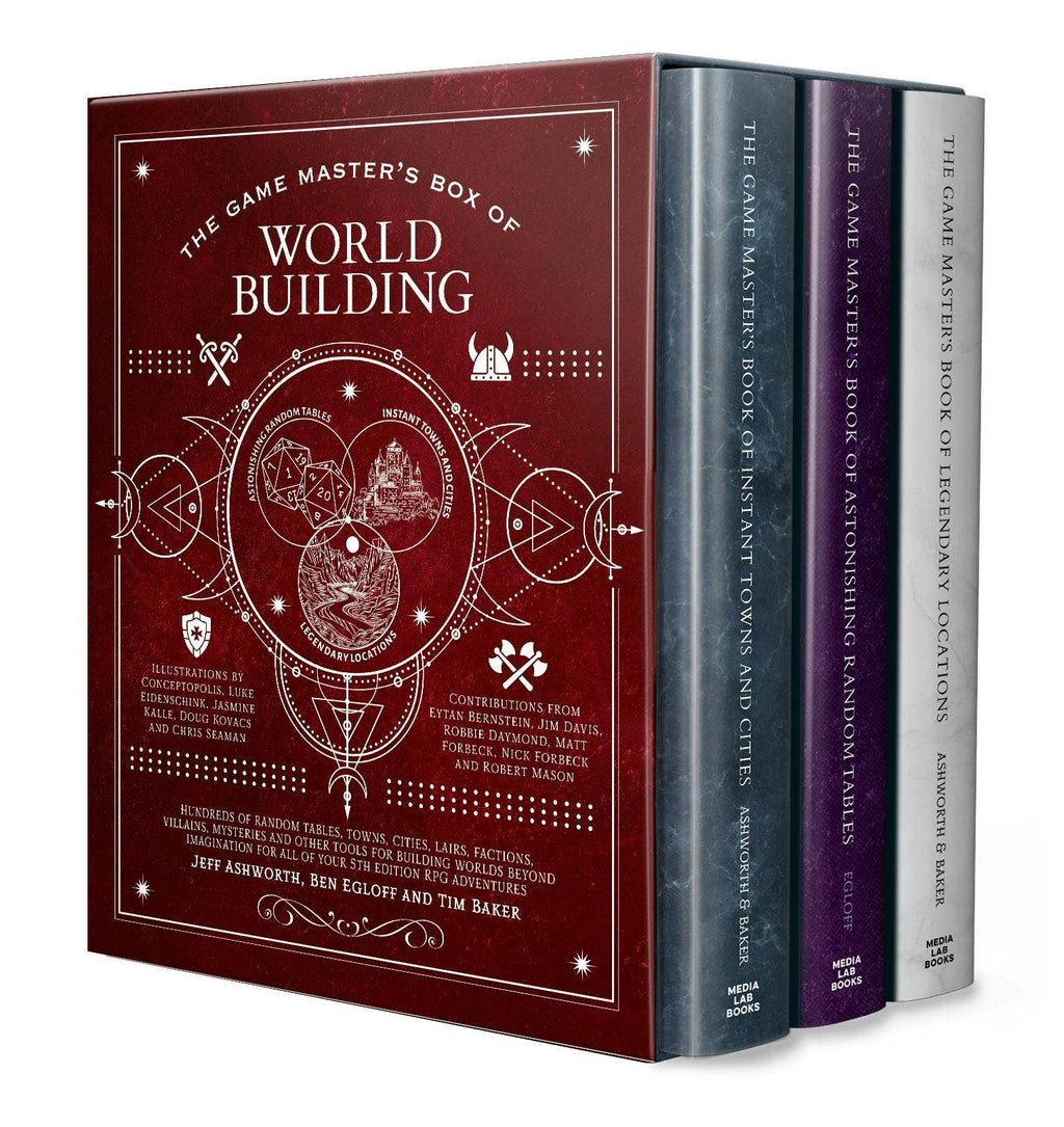 Macmillan Publishers - Game Master's Box Of World Building For 5th Edition Rpg