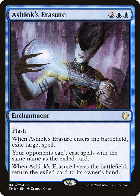 Ashiok's Erasure - Theros Beyond Death (THB) #43 [Foil] [Foil]