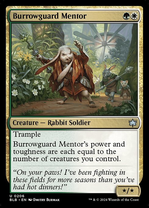 Burrowguard Mentor - Bloomburrow () #206
