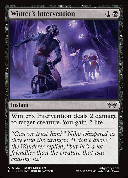 Winter's Intervention - Duskmourn: House of Horror () #123