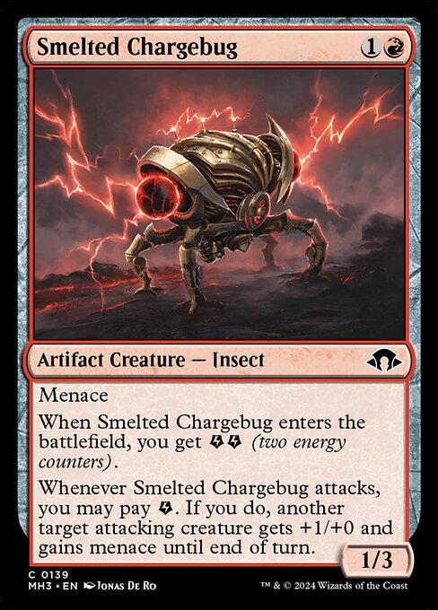Smelted Chargebug - Modern Horizons 3 (mh3) #139 [Foil] [Foil]