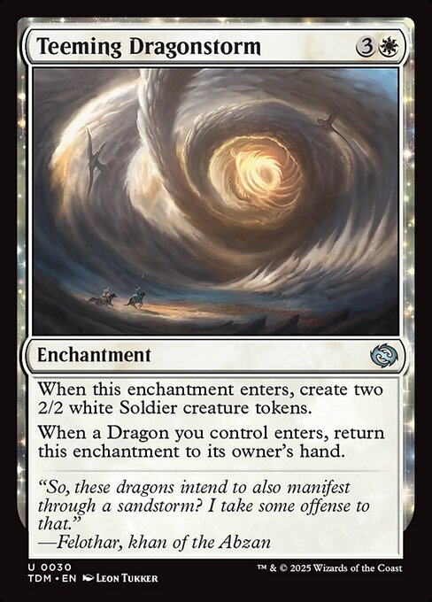 Teeming Dragonstorm - Tarkir: Dragonstorm () #30 [Foil] [Foil]