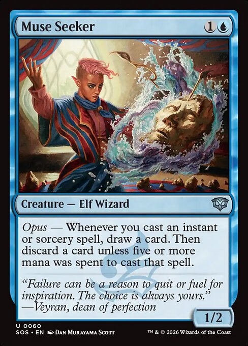 Muse Seeker - Secrets of Strixhaven () #60 [Foil] [Foil]