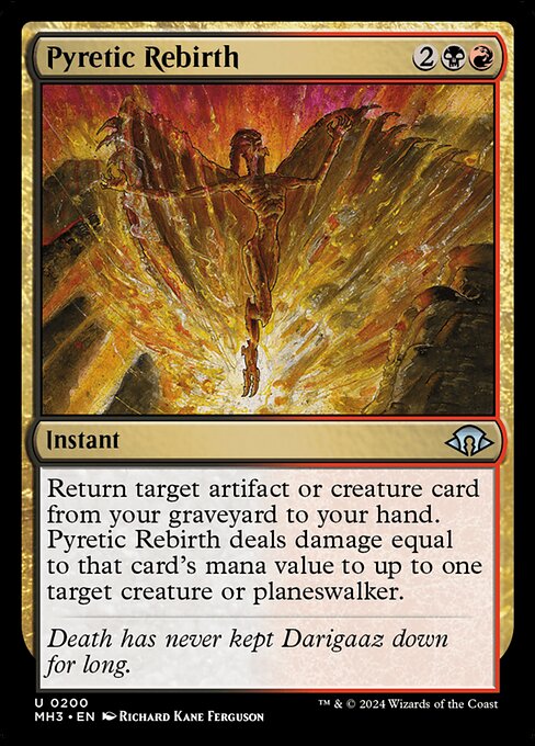 Pyretic Rebirth - Modern Horizons 3 (mh3) #200