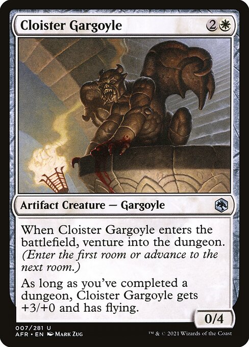 Cloister Gargoyle - Adventures in the Forgotten Realms (AFR) #302
