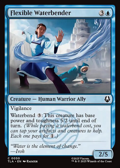 Flexible Waterbender - Avatar: The Last Airbender () #50 [Foil] [Foil]