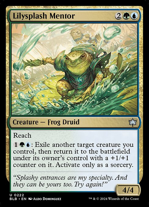 Lilysplash Mentor - Bloomburrow () #222