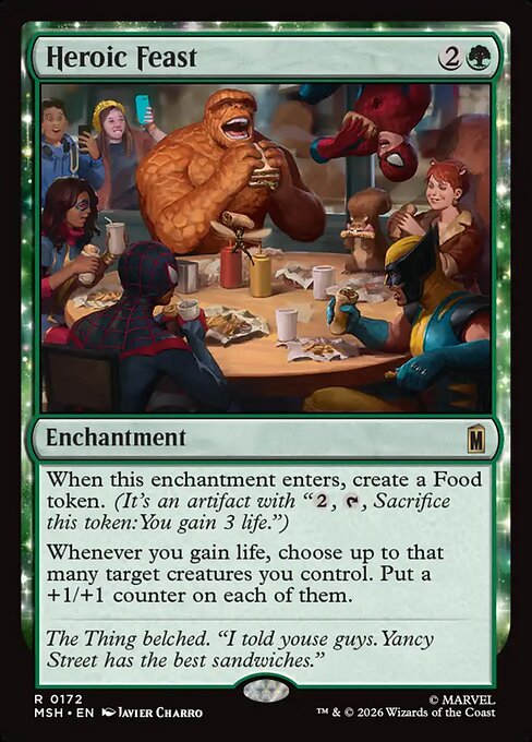 Heroic Feast - Marvel Super Heroes () #172 [Foil] [Foil]
