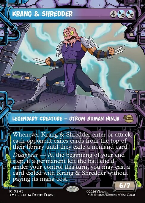 Krang & Shredder - Teenage Mutant Ninja Turtles () #245 [Foil] [Foil]