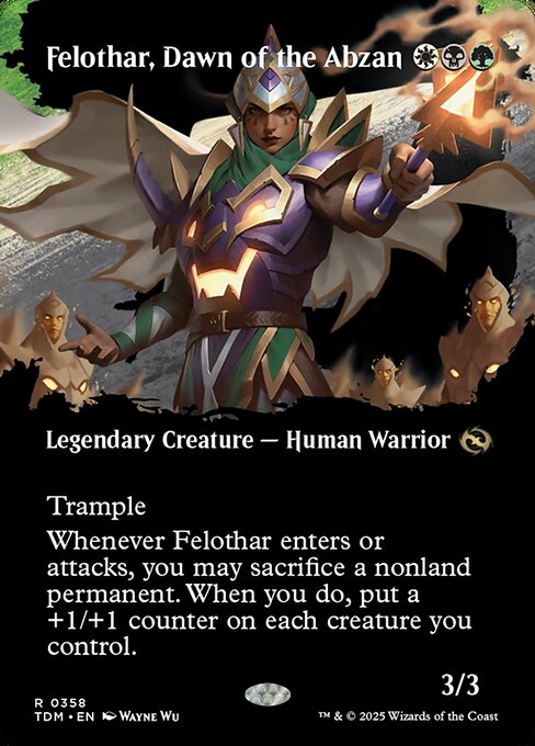 Felothar, Dawn of the Abzan - Tarkir: Dragonstorm () #358 [Foil] [Foil]