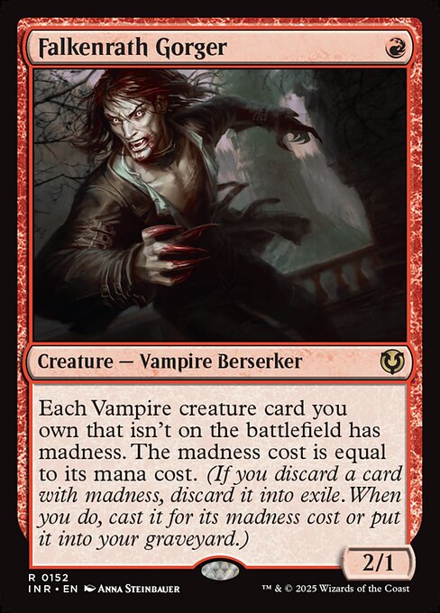 Falkenrath Gorger - Innistrad Remastered (inr) #152 [Foil] [Foil]