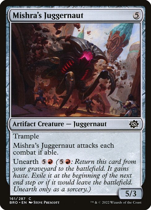Mishra's Juggernaut - The Brothers' War () #161