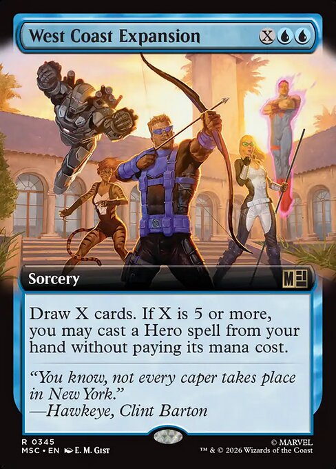 West Coast Expansion - Marvel Super Heroes Commander () #345