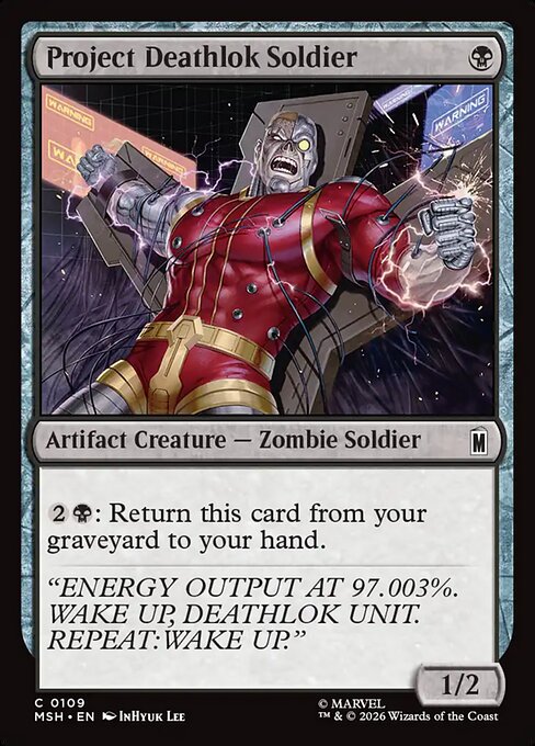 Project Deathlok Soldier - Marvel Super Heroes () #109 [Foil] [Foil]