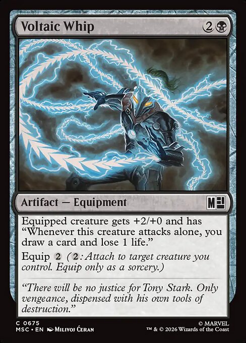 Voltaic Whip - Marvel Super Heroes Commander () #675 [Foil] [Foil]
