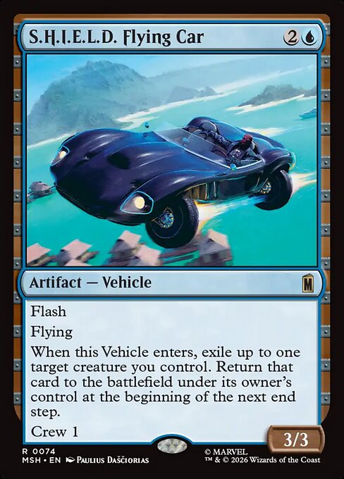 S.H.I.E.L.D. Flying Car - Marvel Super Heroes () #74 [Foil] [Foil]