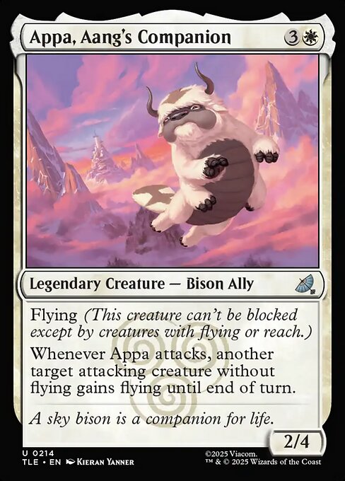 Appa, Aang's Companion - Avatar: The Last Airbender Eternal (TLE) #214 [Foil] [Foil]