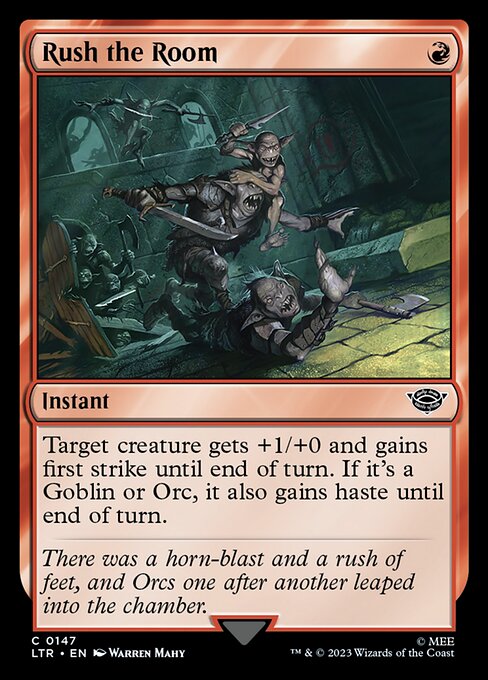 Rush the Room - The Lord of the Rings: Tales of Middle-earth (ltr) #147 [Foil] [Foil]