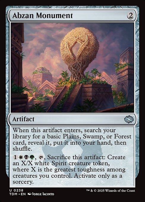 Abzan Monument - Tarkir: Dragonstorm () #238
