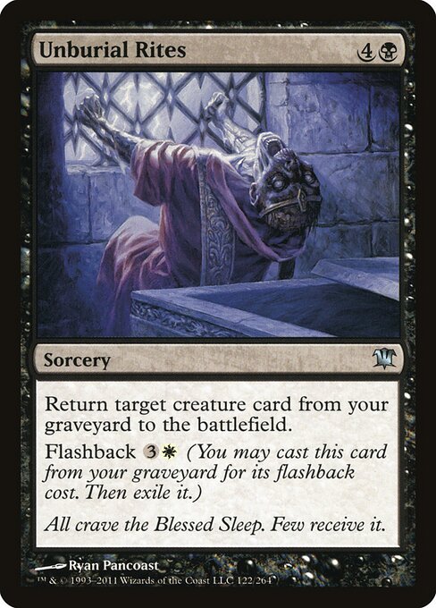 Unburial Rites - Innistrad (ISD) #122