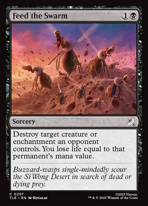 Feed the Swarm - Avatar: The Last Airbender Eternal () #257 [Foil] [Foil]
