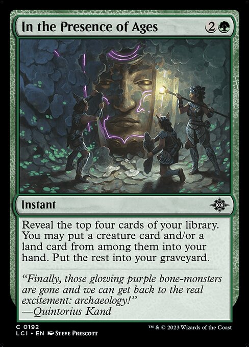 In the Presence of Ages - The Lost Caverns of Ixalan (lci) #192
