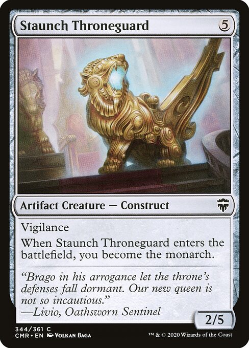 Staunch Throneguard - Commander Legends (CMR) #344