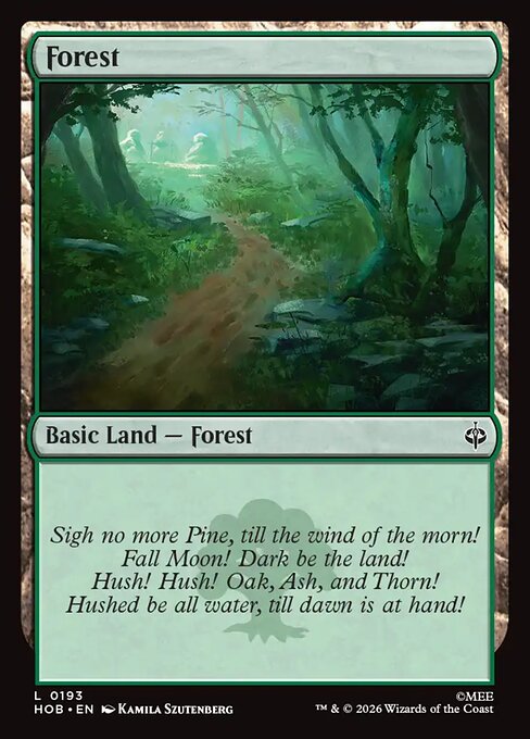 Forest - The Hobbit (HOB) #193 [Foil] [Foil]