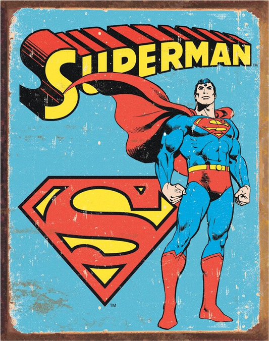 Superman Tin Sign
