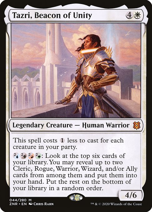 Tazri, Beacon of Unity - Zendikar Rising (ZNR) #44