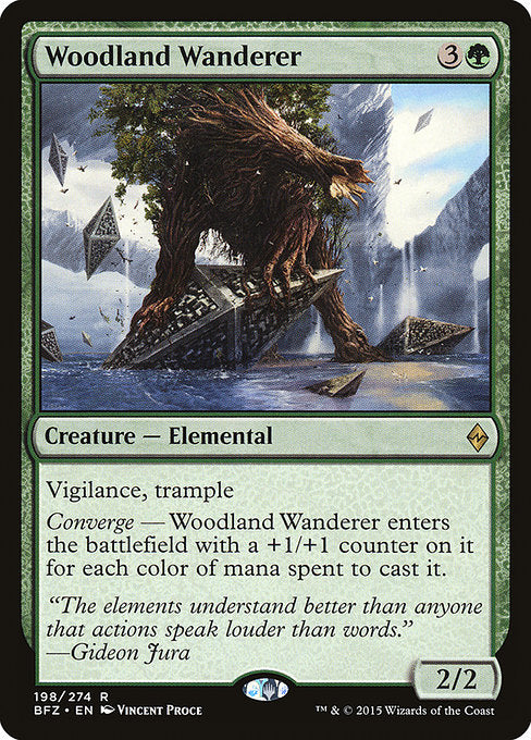 Woodland Wanderer - Battle for Zendikar (BFZ) #198