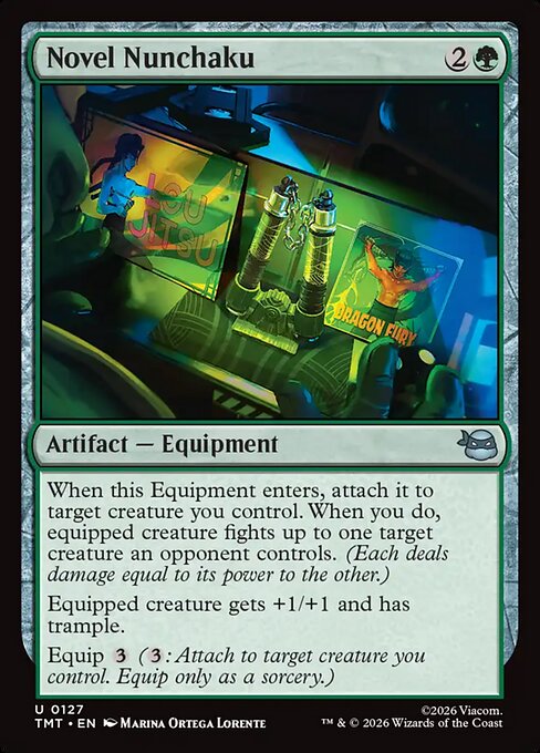 Novel Nunchaku - Teenage Mutant Ninja Turtles () #127 [Foil] [Foil]