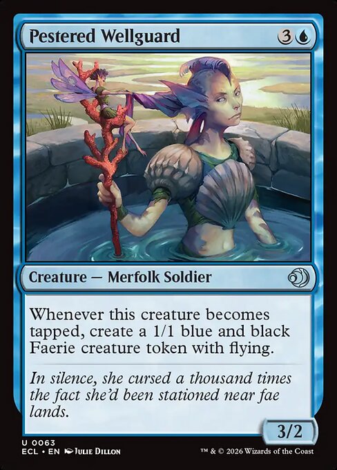 Pestered Wellguard - Lorwyn Eclipsed (ecl) #63 [Foil] [Foil]