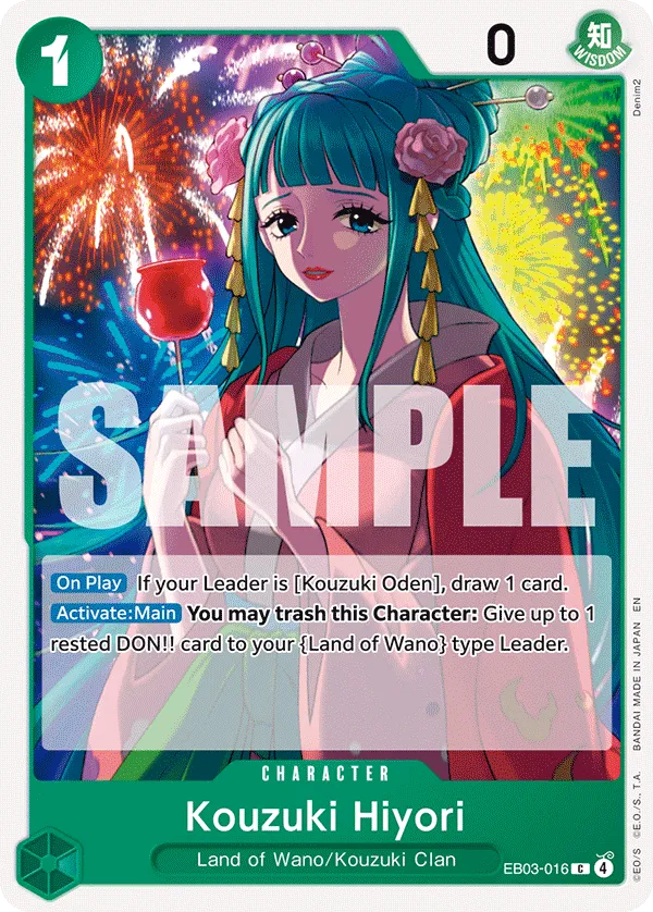 Kouzuki Hiyori - ONE PIECE HEROINES EDITION- [EB-03] (EB03-016) #016