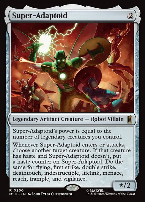 Super-Adaptoid - Marvel Super Heroes () #250 [Foil] [Foil]