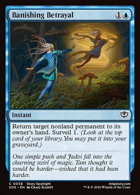 Banishing Betrayal - Secrets of Strixhaven () #38 [Foil] [Foil]