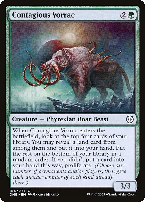 Contagious Vorrac - Phyrexia: All Will Be One () #164