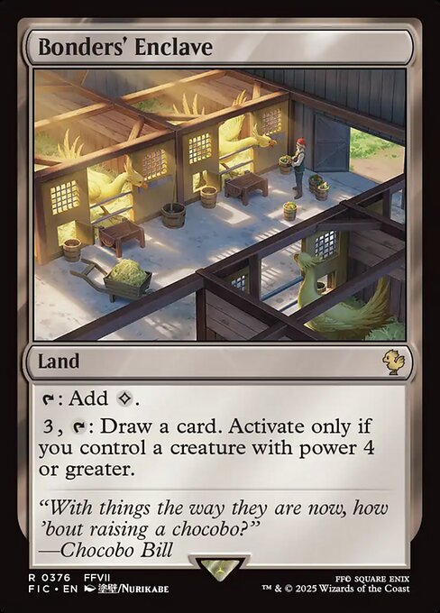 Bonders' Enclave - Final Fantasy Commander () #376