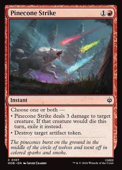 Pinecone Strike - The Hobbit (HOB) #107 [Foil] [Foil]