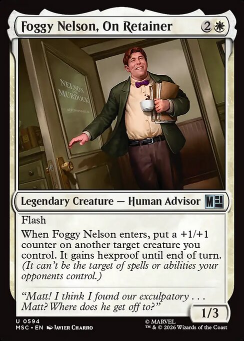Foggy Nelson, On Retainer - Marvel Super Heroes Commander () #594
