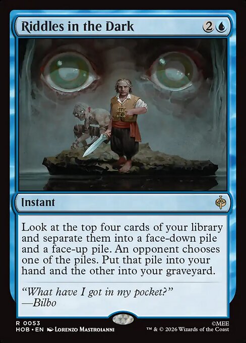 Riddles in the Dark - The Hobbit (hob) #53 [Foil] [Foil]