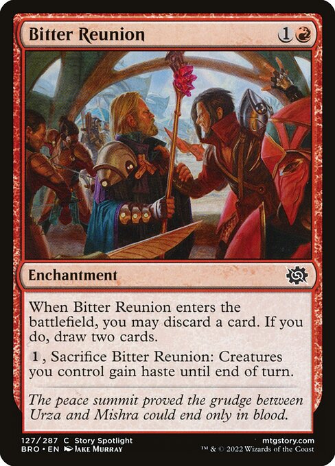 Bitter Reunion - The Brothers' War (BRO) #127 [Foil] [Foil]