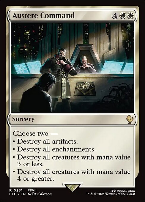 Austere Command - Final Fantasy Commander () #231