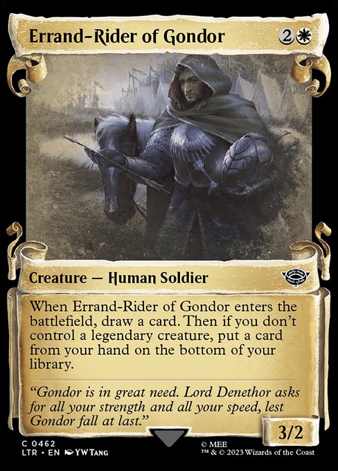 Errand-Rider of Gondor - The Lord of the Rings: Tales of Middle-earth (ltr) #462 [Foil] [Foil]