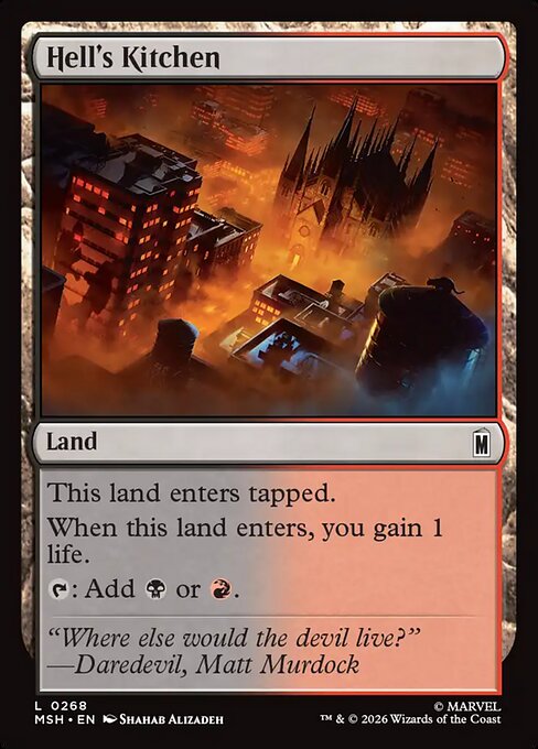 Hell's Kitchen - Marvel Super Heroes () #268 [Foil] [Foil]