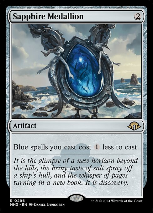 Sapphire Medallion - Modern Horizons 3 (mh3) #296