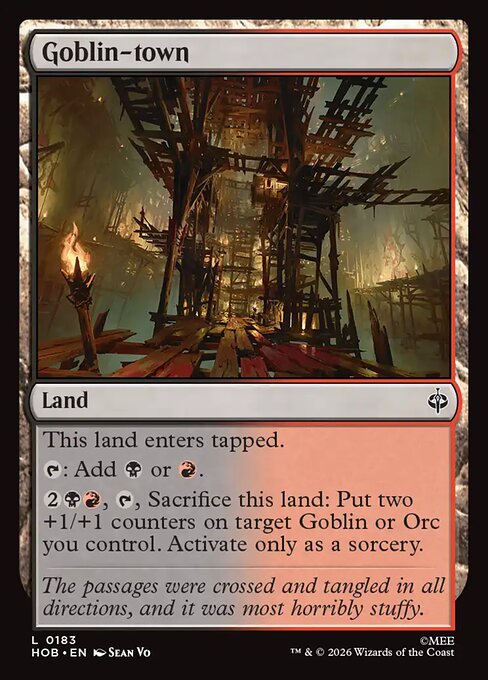 Goblin-town - The Hobbit (HOB) #183 [Foil] [Foil]