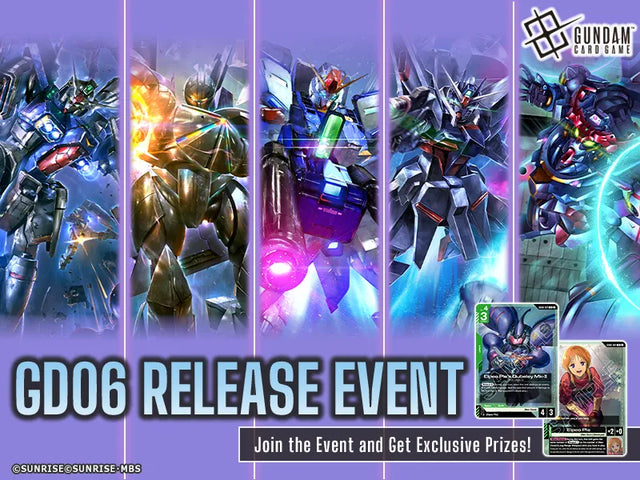 GUNDAM CARD GAME GD06 Booster Pack Release Event